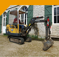 Rousseau TP : minipelle, travaux des particuliers